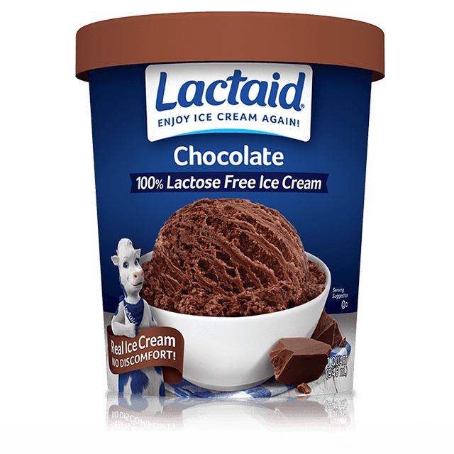 lactaid made milk with ice cream LACTAID®  de  Chocolate Helado LACTAID®