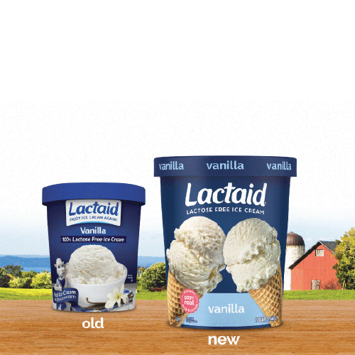 LACTAID® Lactose-Free Vanilla Ice Cream